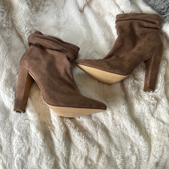 Brown Suede Booties - Picture 4 of 4